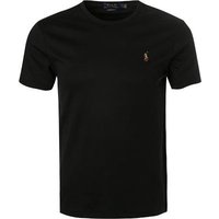 Polo Ralph Lauren Herren T-Shirt schwarz Baumwolle Slim Fit von Polo Ralph Lauren