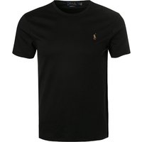 Polo Ralph Lauren Herren T-Shirt schwarz Baumwolle Slim Fit von Polo Ralph Lauren