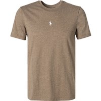 Polo Ralph Lauren Herren T-Shirt braun Baumwolle Slim Fit von Polo Ralph Lauren