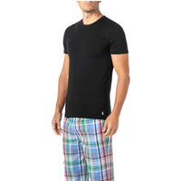 Polo Ralph Lauren Herren T-Shirts schwarz Baumwolle unifarben von Polo Ralph Lauren