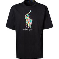 Polo Ralph Lauren Herren T-Shirt schwarz Baumwolle von Polo Ralph Lauren