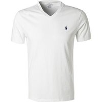 Polo Ralph Lauren Herren T-Shirt weiß Baumwolle Slim Fit von Polo Ralph Lauren