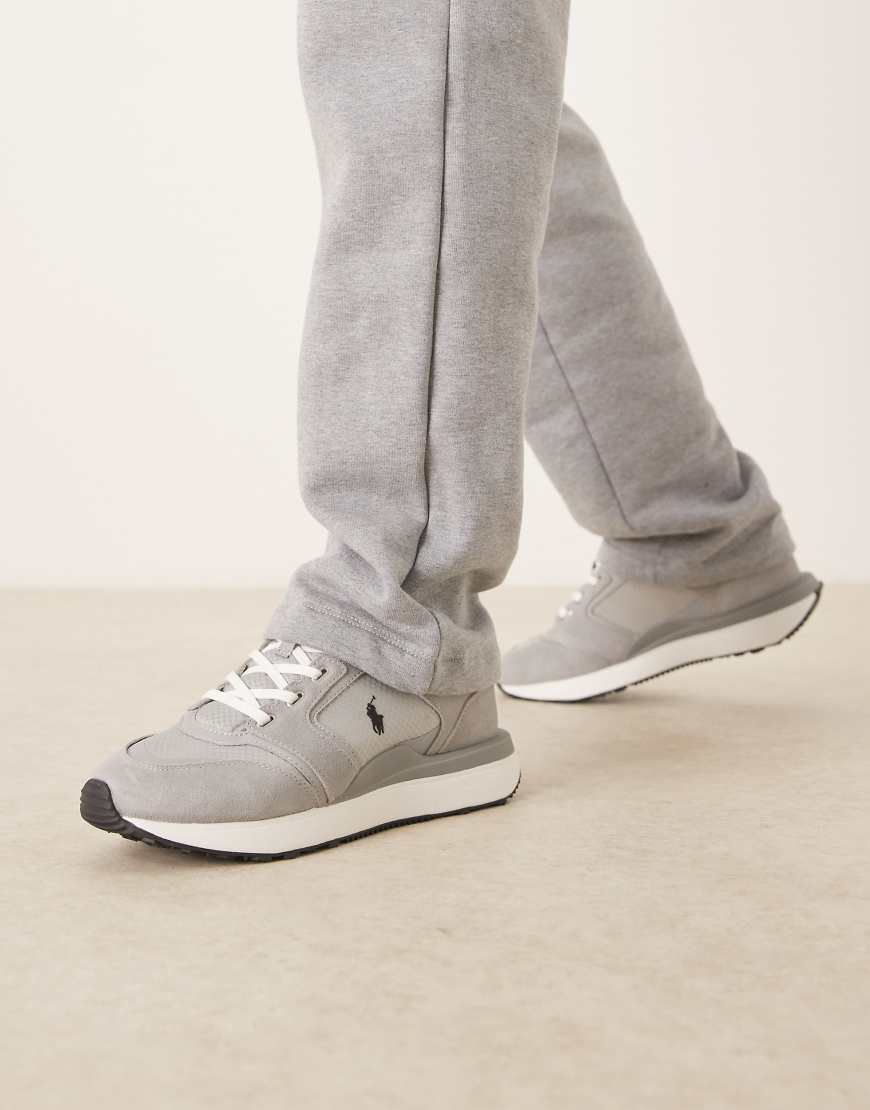 Polo Ralph Lauren - Train 89 V2 - Sneaker aus Wildleder in Grau von Polo Ralph Lauren