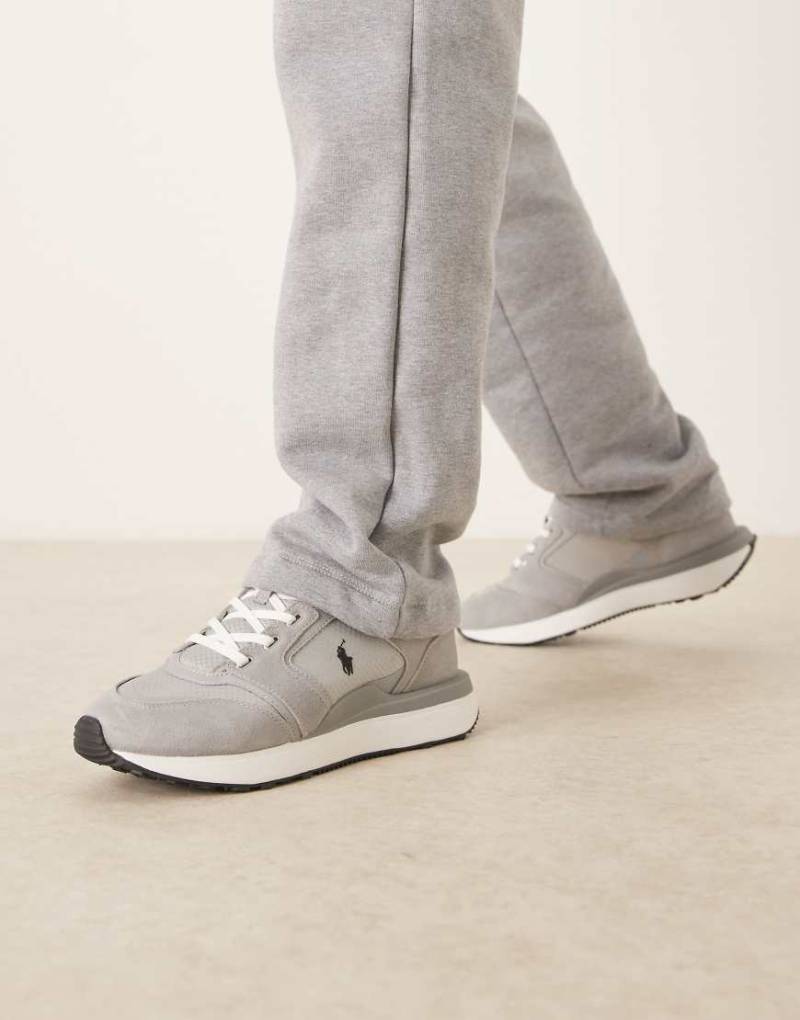 Polo Ralph Lauren - Train 89 V2 - Sneaker aus Wildleder in Grau von Polo Ralph Lauren