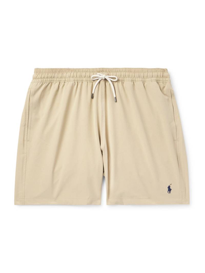 Polo Ralph Lauren - Traveler Straight-Leg Mid-Length Swim Shorts - Men - Neutrals - XS Polo Ralph Lauren - Traveler Straight-Leg Mid-Length Swim Shorts - Men - Neutrals - XS von Polo Ralph Lauren