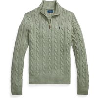Polo Ralph Lauren Troyer aus Baumwolle in Zopfstrick und Poloreiter-Stickerei in L von Polo Ralph Lauren