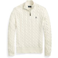 Polo Ralph Lauren Troyer aus Baumwolle in Zopfstrick und Poloreiter-Stickerei in M von Polo Ralph Lauren