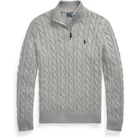 Polo Ralph Lauren Troyer aus Baumwolle in Zopfstrick und Poloreiter-Stickerei in XL von Polo Ralph Lauren