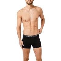 Polo Ralph Lauren Herren Trunks schwarz Baumwolle unifarben von Polo Ralph Lauren