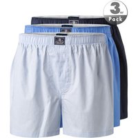 Polo Ralph Lauren Herren Boxershorts blau Baumwolle Gemustert,unifarben von Polo Ralph Lauren