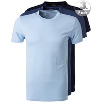 Polo Ralph Lauren Herren T-Shirts blau Baumwolle unifarben von Polo Ralph Lauren