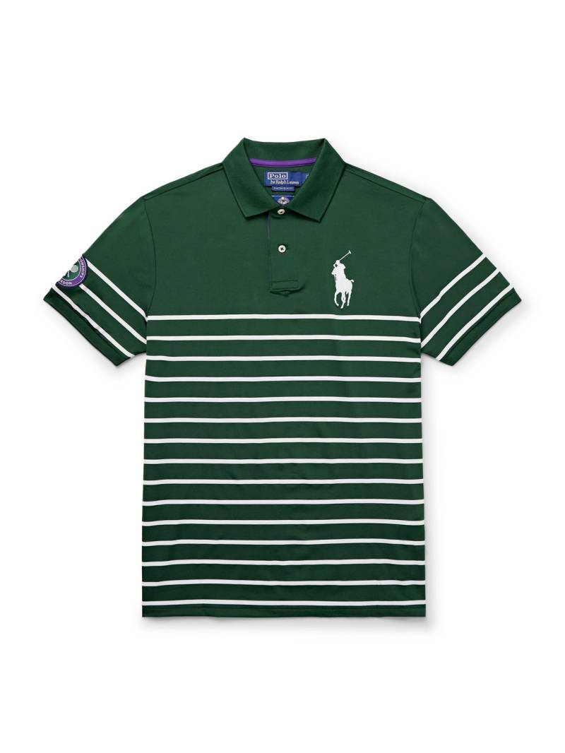 Polo Ralph Lauren - Wimbledon Ballperson Logo-Embroidered Appliquéd Stretch-Jersey Polo Shirt - Men - Green - XS Polo Ralph Lauren - Wimbledon Ballperson Logo-Embroidered Appliquéd Stretch-Jersey Polo Shirt - Men - Green - XS von Polo Ralph Lauren
