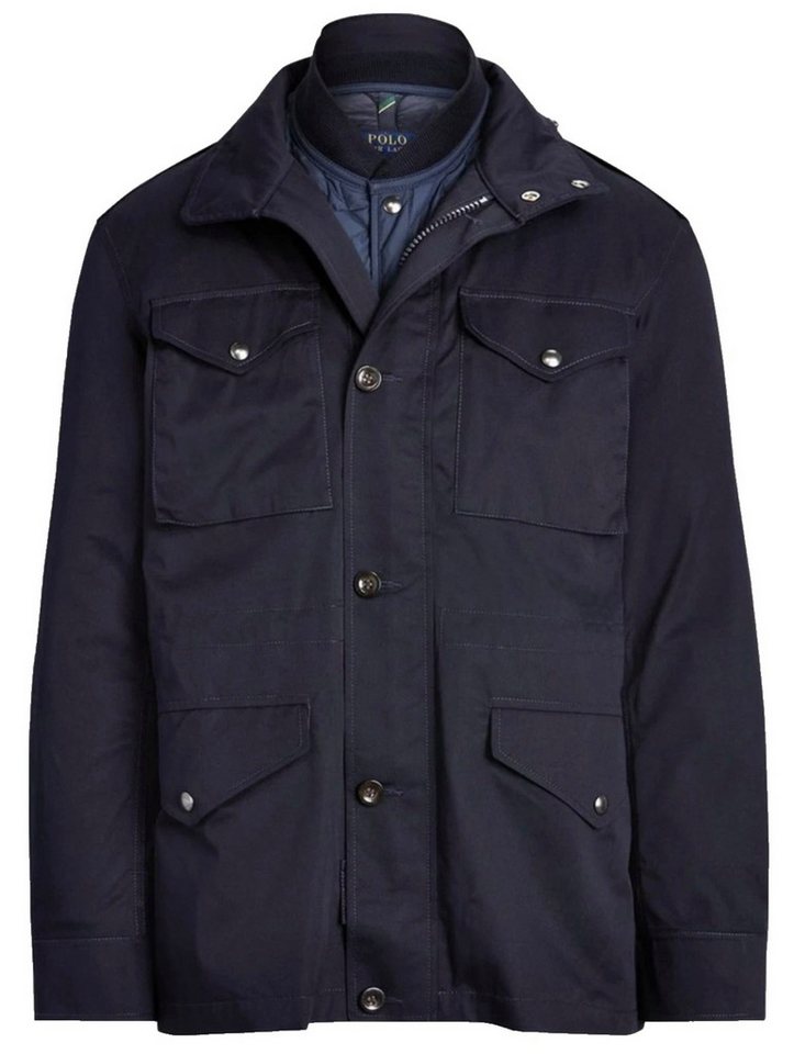 Polo Ralph Lauren Winterjacke 2 in 1 Hooded Jacke Parka Vest Weste Field Jacket Wasserabweisender Stoff, abnehmbare Kapuze und Innenfutter von Polo Ralph Lauren