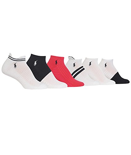 POLO RALPH LAUREN Women's Polo Sport Stripe Tab Assorted Low Cut - 6 Pack von POLO RALPH LAUREN