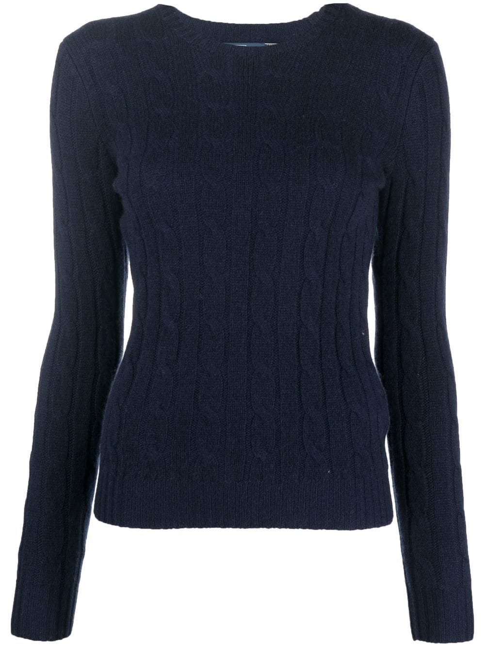 Polo Ralph Lauren Kaschmirpullover mit Zopfmuster - Blau von Polo Ralph Lauren