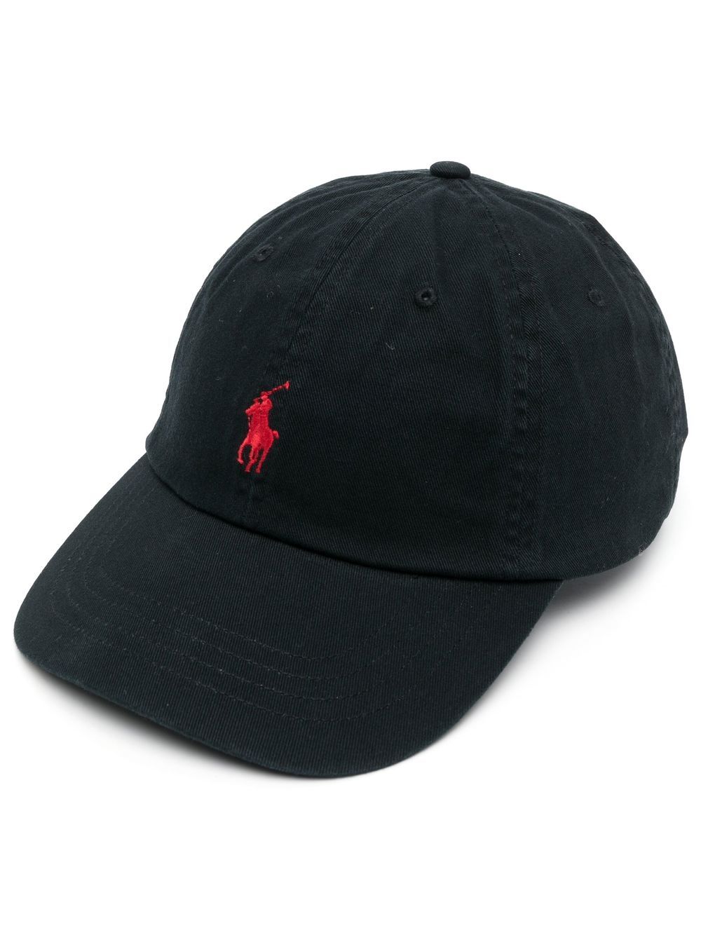 Polo Ralph Lauren Baseballkappe mit Logo-Stickerei - Schwarz von Polo Ralph Lauren