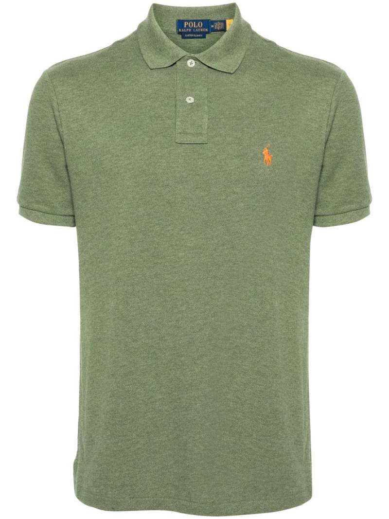 Polo Ralph Lauren Pikee-Poloshirt mit Logo-Stickerei - Grün von Polo Ralph Lauren