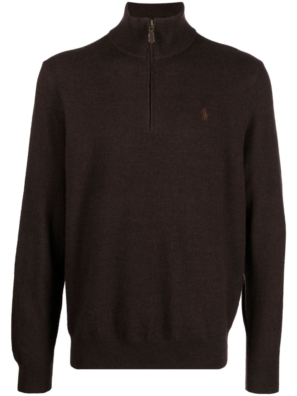 Polo Ralph Lauren Pullover mit Stehkragen - Braun von Polo Ralph Lauren