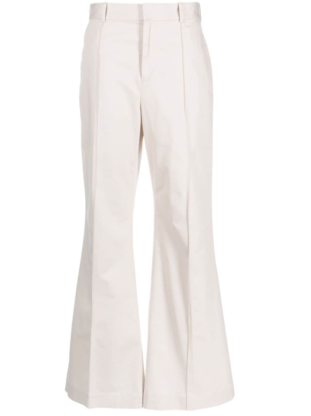 Polo Ralph Lauren Ausgestellte High-Waist-Hose - Weiß von Polo Ralph Lauren