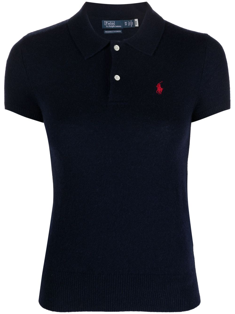 Polo Ralph Lauren Poloshirt aus Kaschmir - Blau von Polo Ralph Lauren