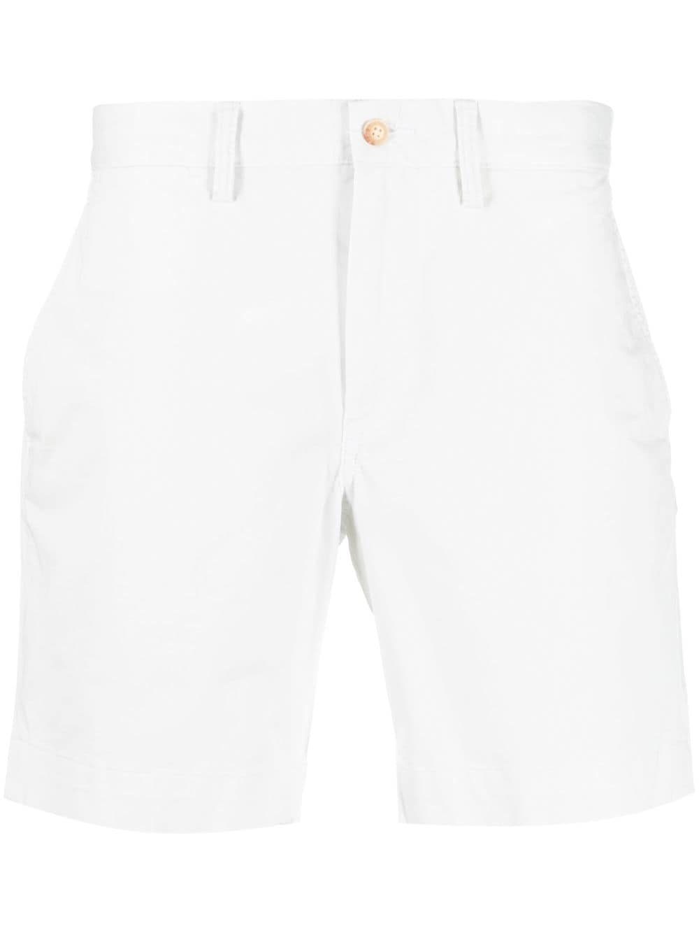 Polo Ralph Lauren Chino-Shorts mit Logo-Patch - Weiß von Polo Ralph Lauren