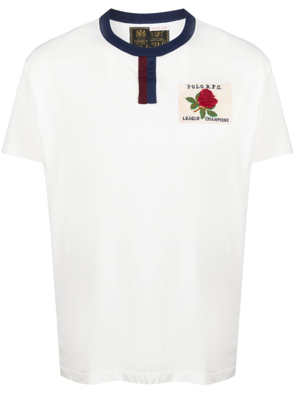 Polo Ralph Lauren T-Shirt mit Logo-Patch - Weiß von Polo Ralph Lauren