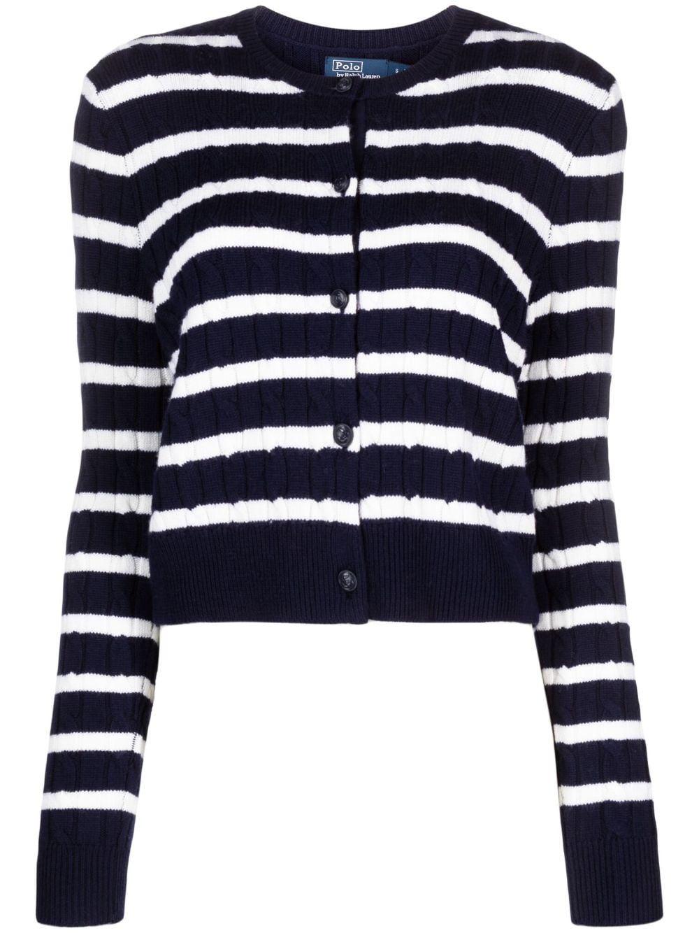 Polo Ralph Lauren Gestreifter Cardigan - Blau von Polo Ralph Lauren