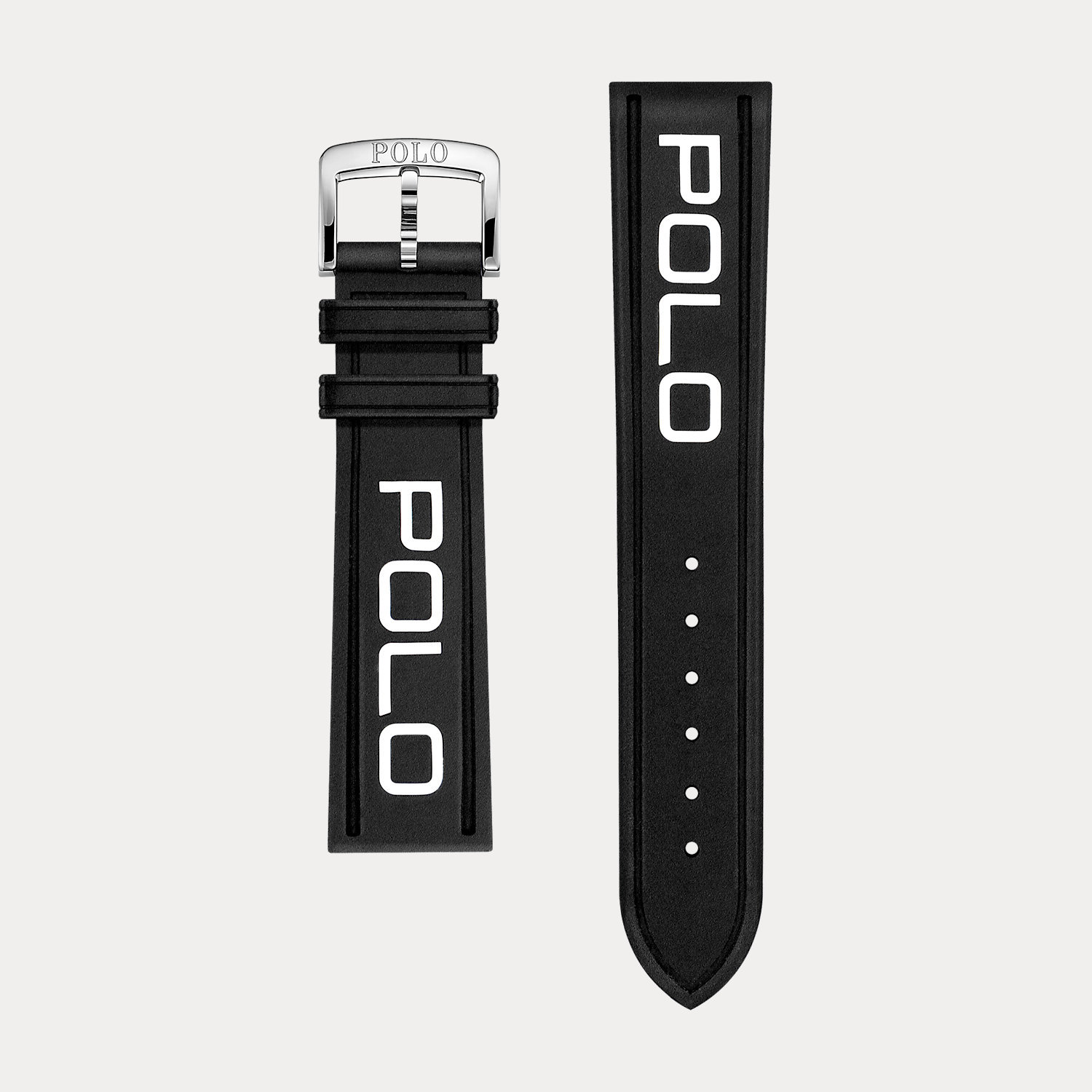 Polo-Uhrenarmband aus Gummi Polo-Uhrenarmband aus Gummi von Polo Ralph Lauren