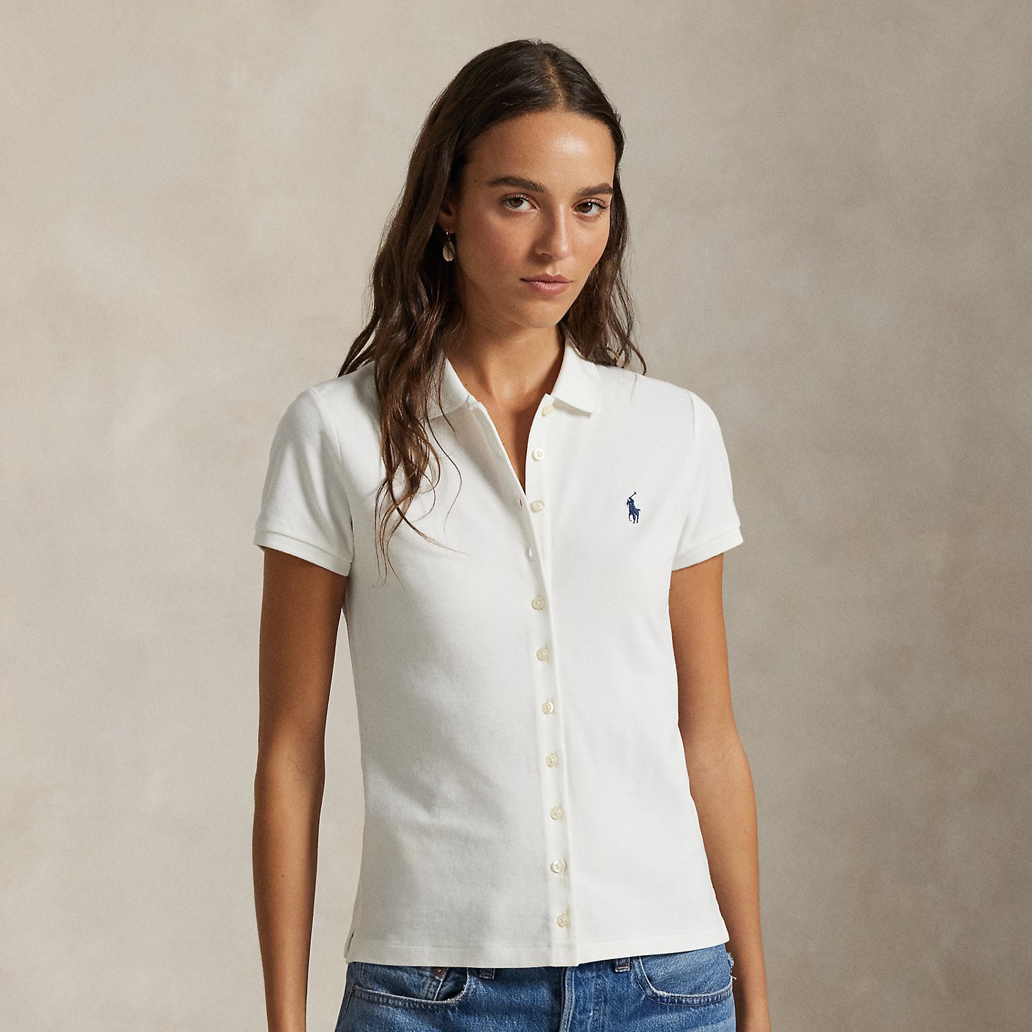 Poloshirt mit Knopfleiste von Polo Ralph Lauren