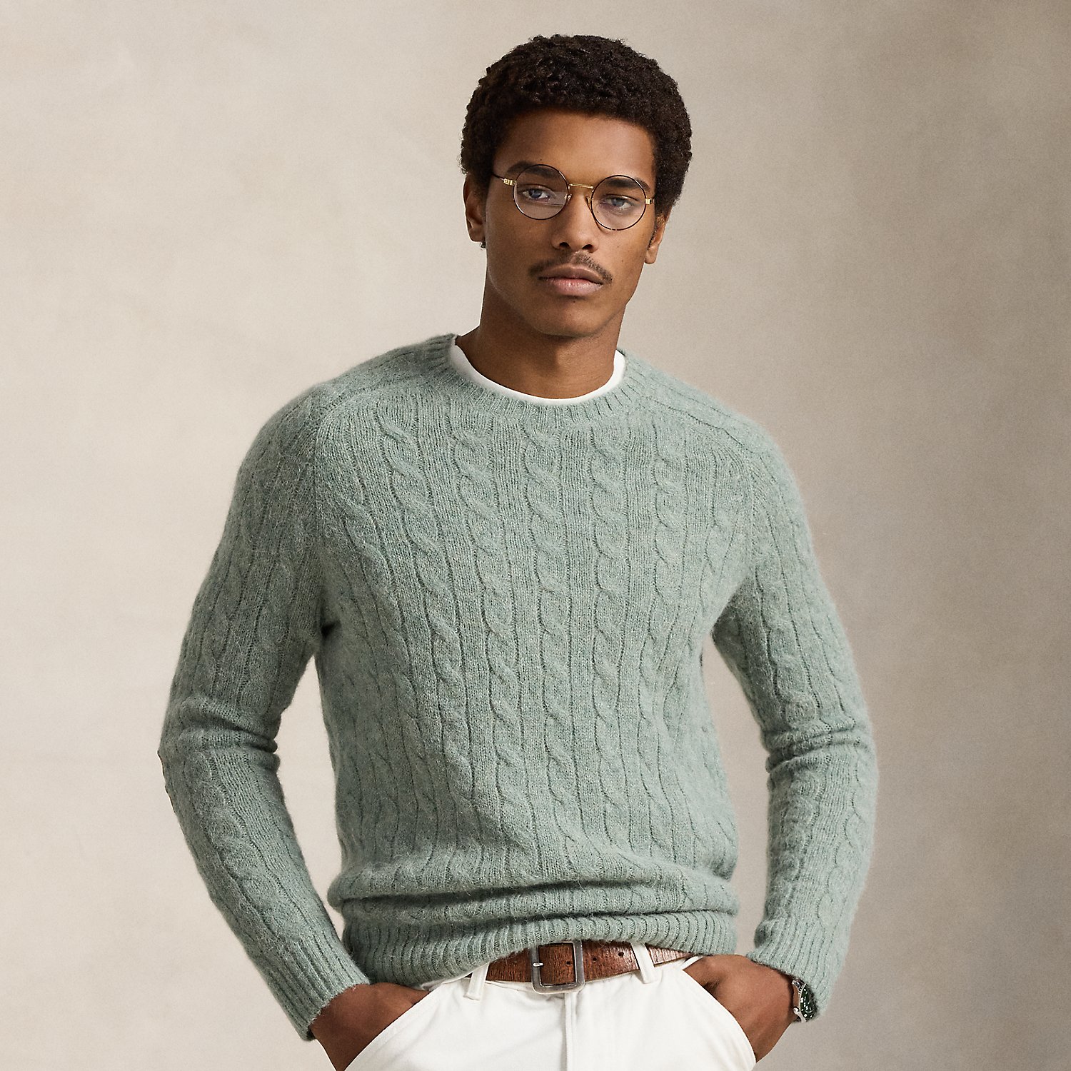 Pullover mit Zopfmuster und Aufnähern Pullover mit Zopfmuster und Aufnähern von Polo Ralph Lauren