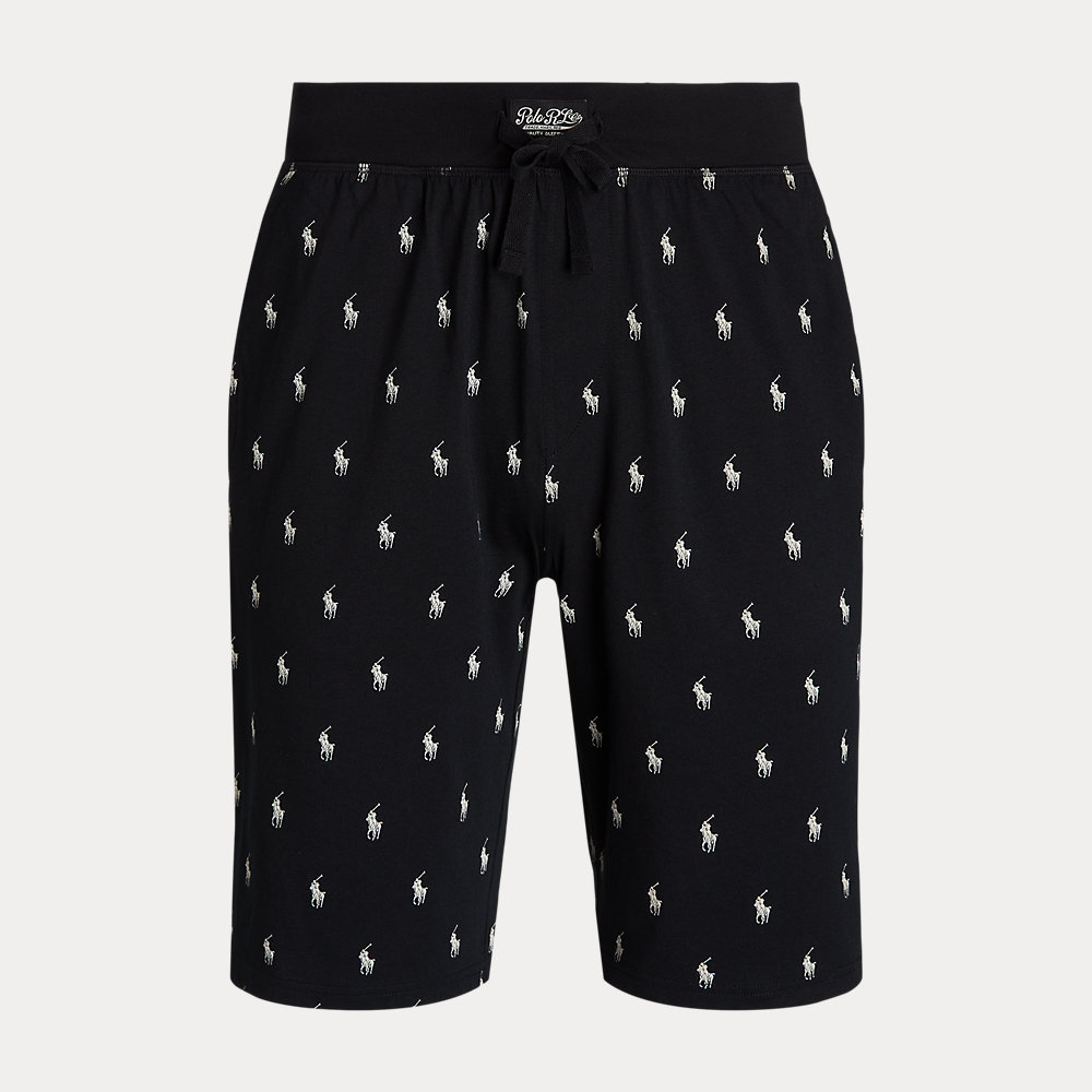 Pyjamashorts aus Baumwolljersey mit Pony von Polo Ralph Lauren