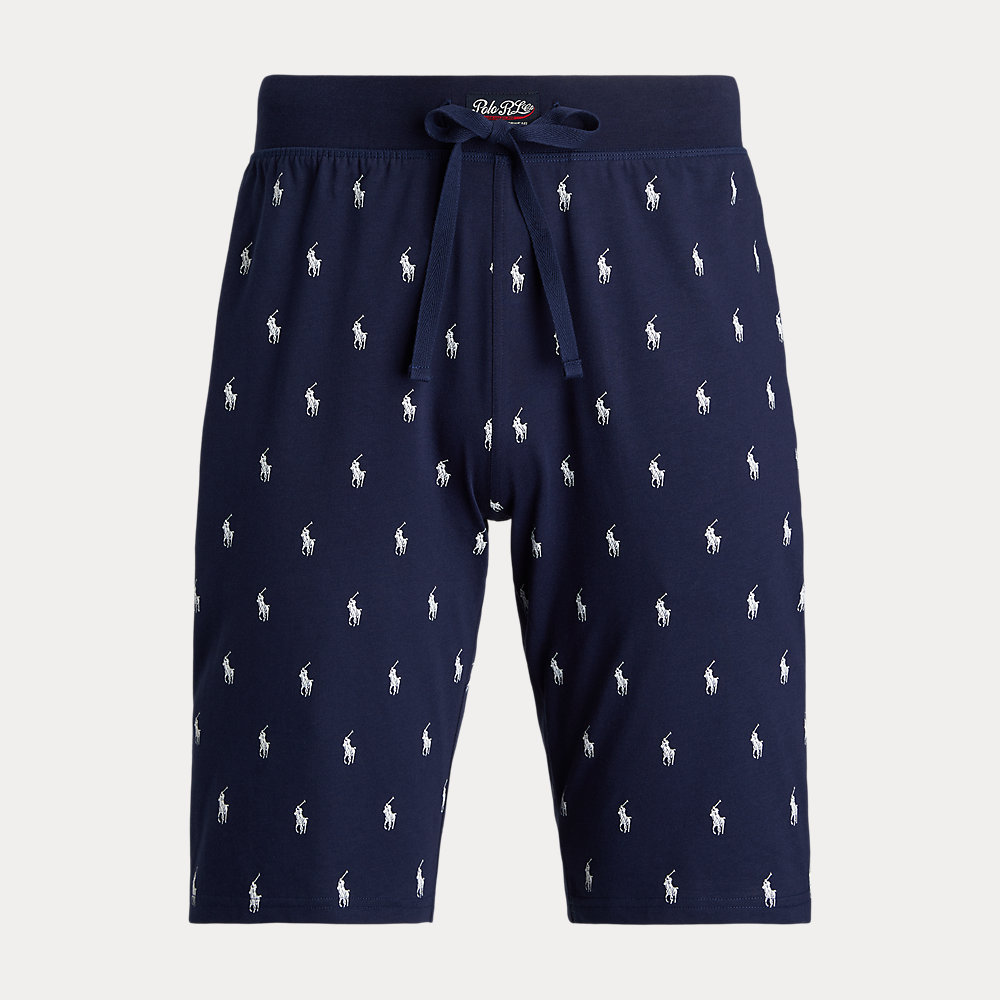 Pyjamashorts aus Baumwolljersey mit Pony von Polo Ralph Lauren