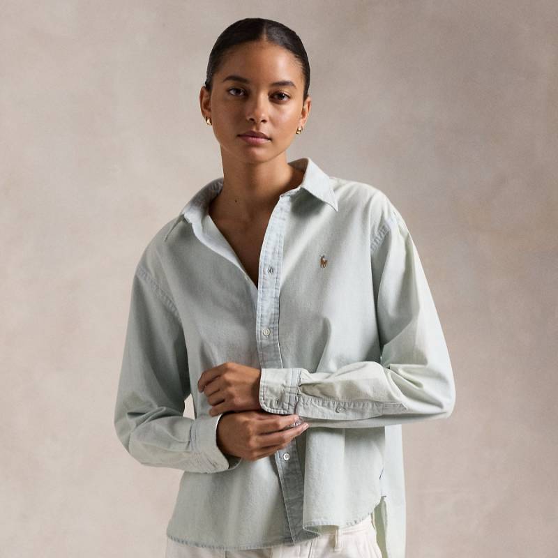 Verkürztes, kastenförmiges Chambray-Hemd Verkürztes, kastenförmiges Chambray-Hemd von Polo Ralph Lauren