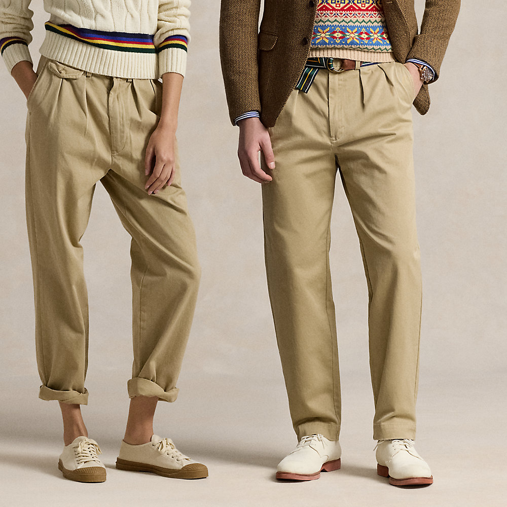 Relaxed-Fit Chinohose Whitman mit Falten von Polo Ralph Lauren