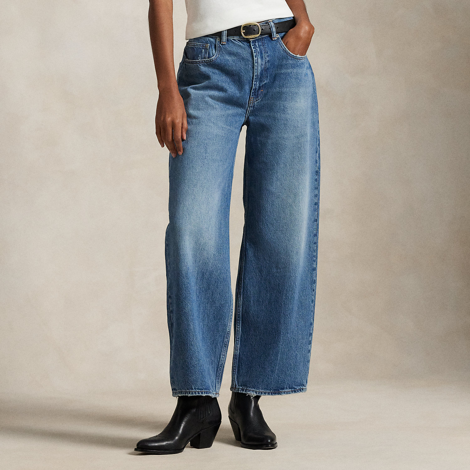 Relaxed-Fit Jeans mit weitem Bein von Polo Ralph Lauren