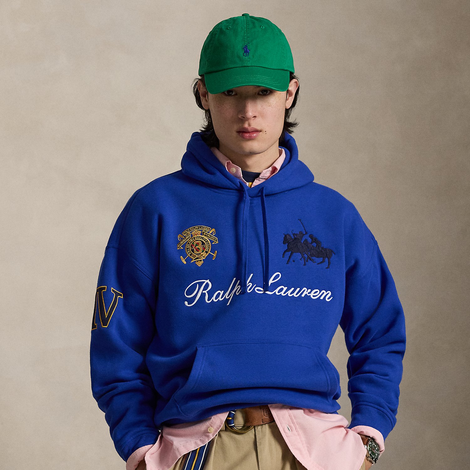 Relaxed-Fit Kapuzenpullover aus Fleece von Polo Ralph Lauren
