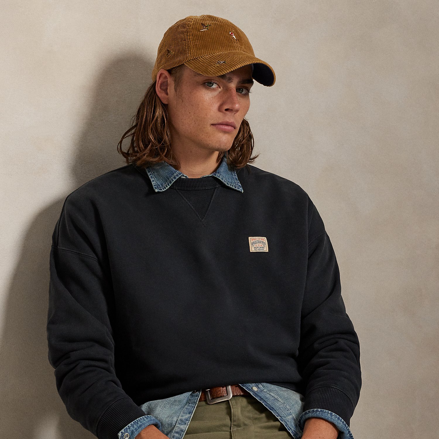 Relaxed-Fit Loopback-Fleece-Sweatshirt von Polo Ralph Lauren