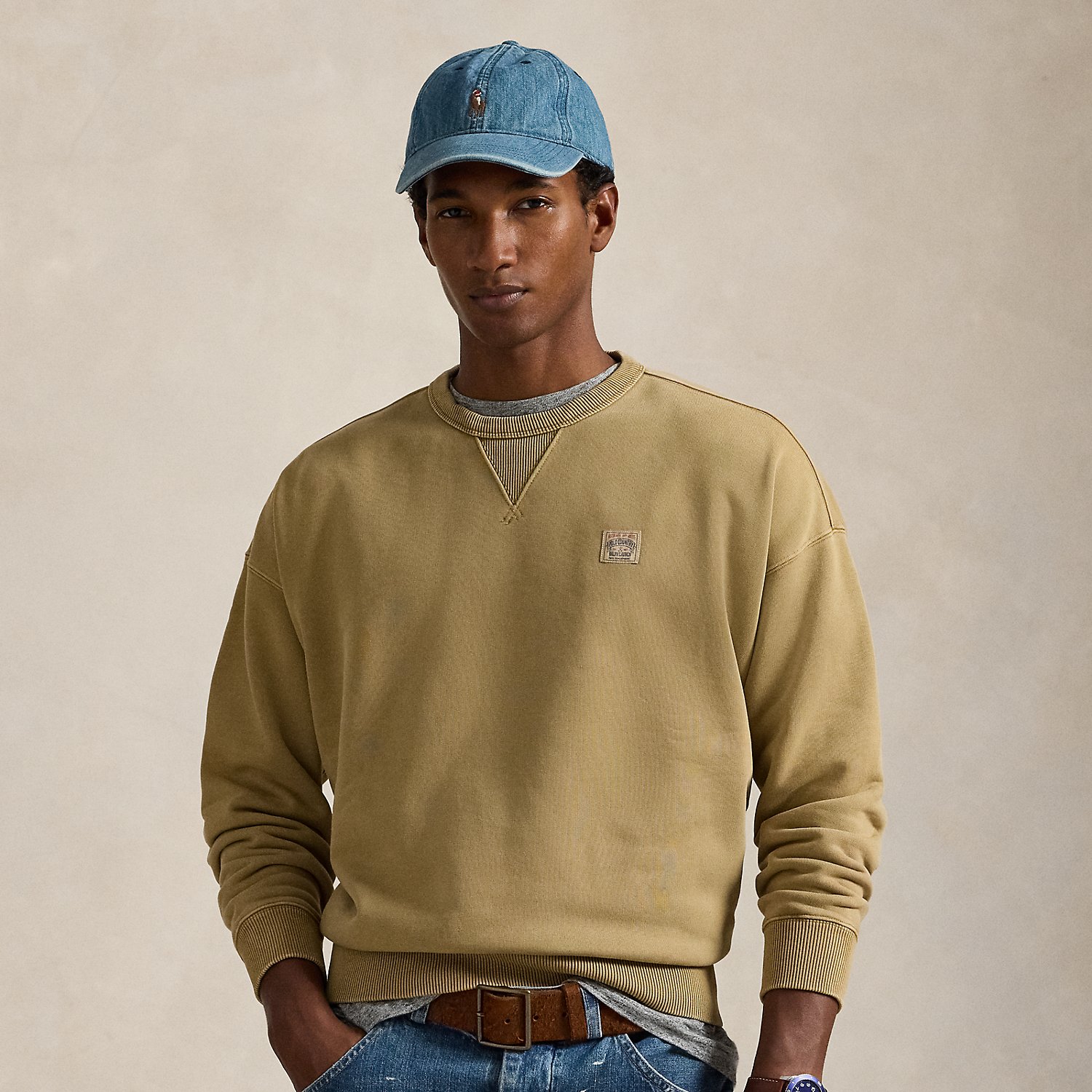 Relaxed-Fit Loopback-Fleece-Sweatshirt von Polo Ralph Lauren