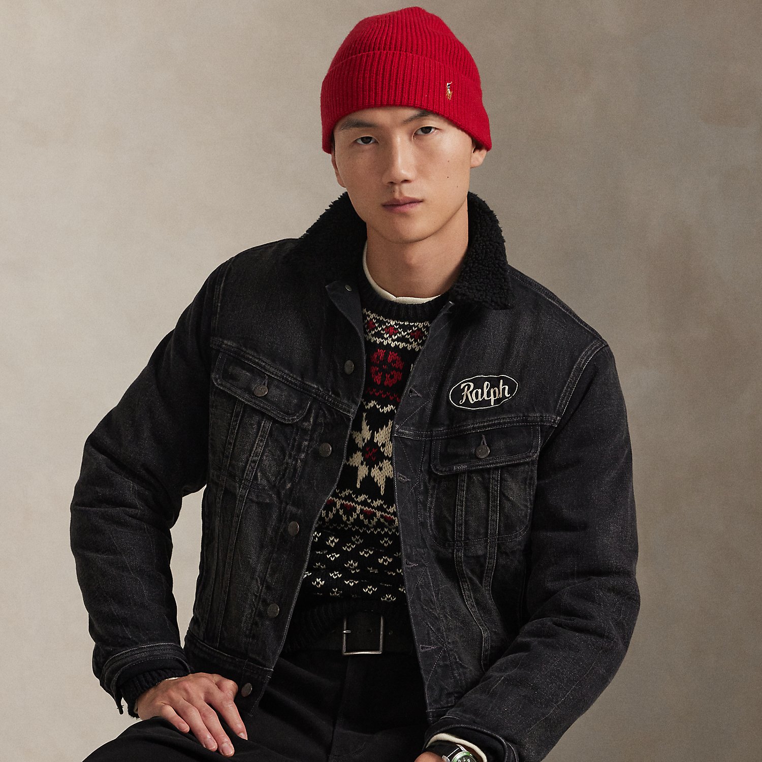 Relaxed-Fit Truckerjacke mit Futter von Polo Ralph Lauren