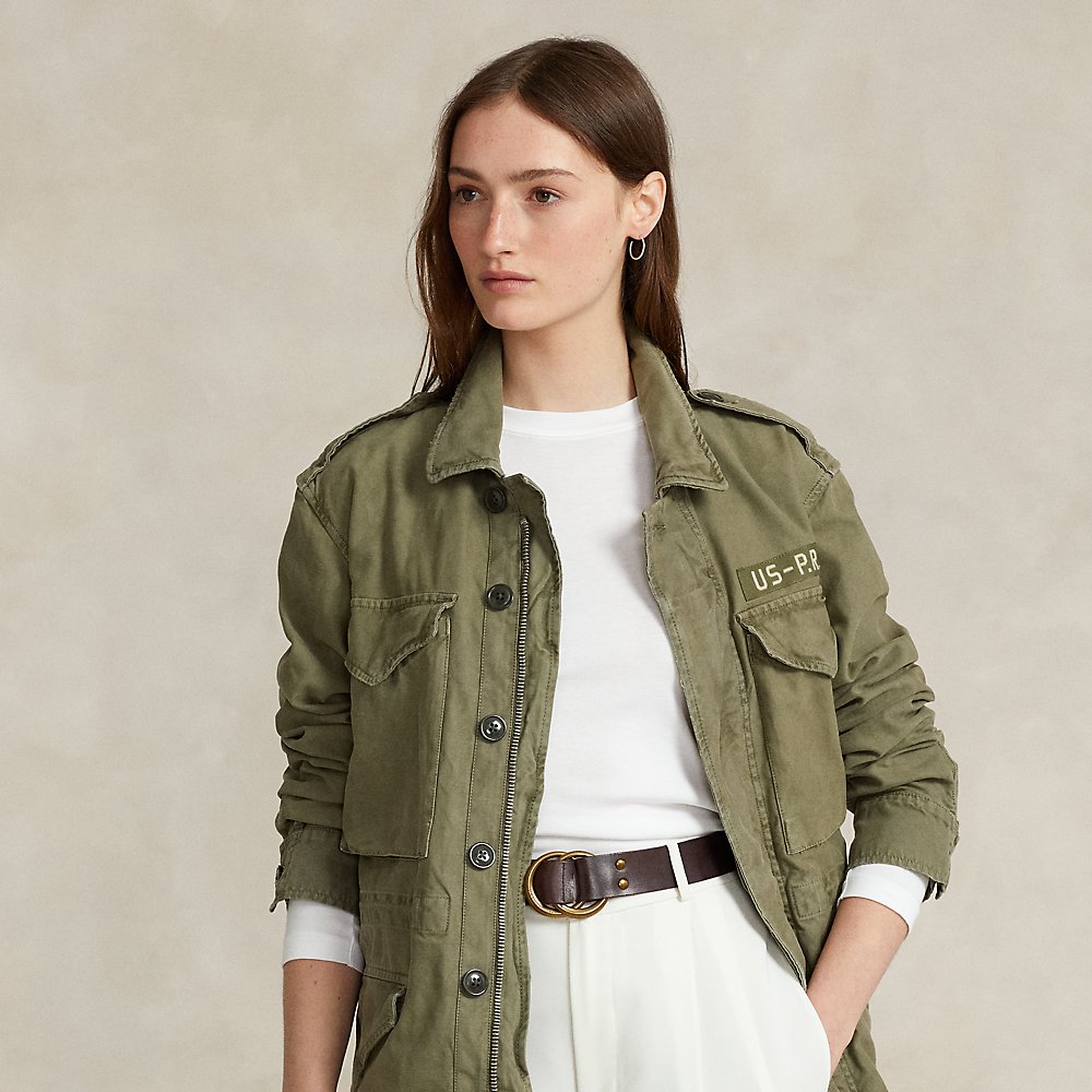 Relaxed-Fit Twill-Jacke im Military-Look von Polo Ralph Lauren