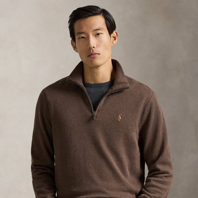Rippenpullover mit Viertelreißverschluss Rippenpullover mit Viertelreißverschluss von Polo Ralph Lauren