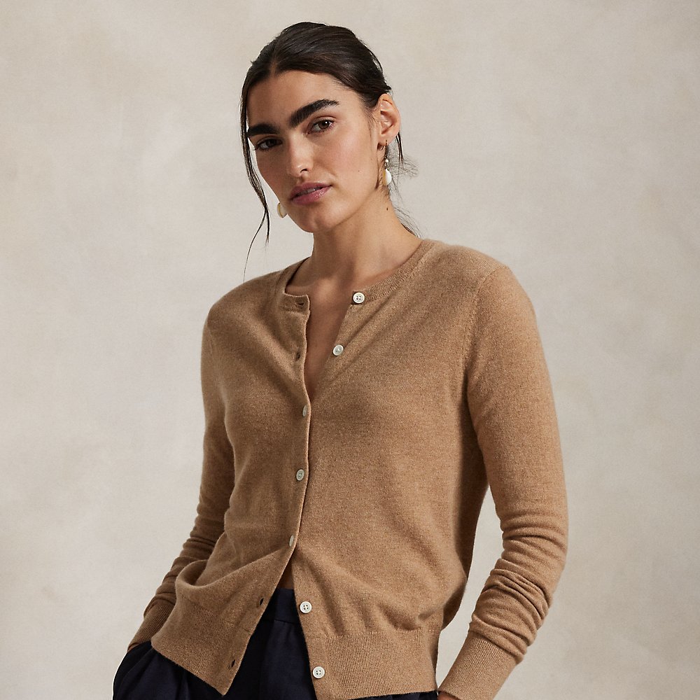Rundhals-Cardigan aus Kaschmir von Polo Ralph Lauren