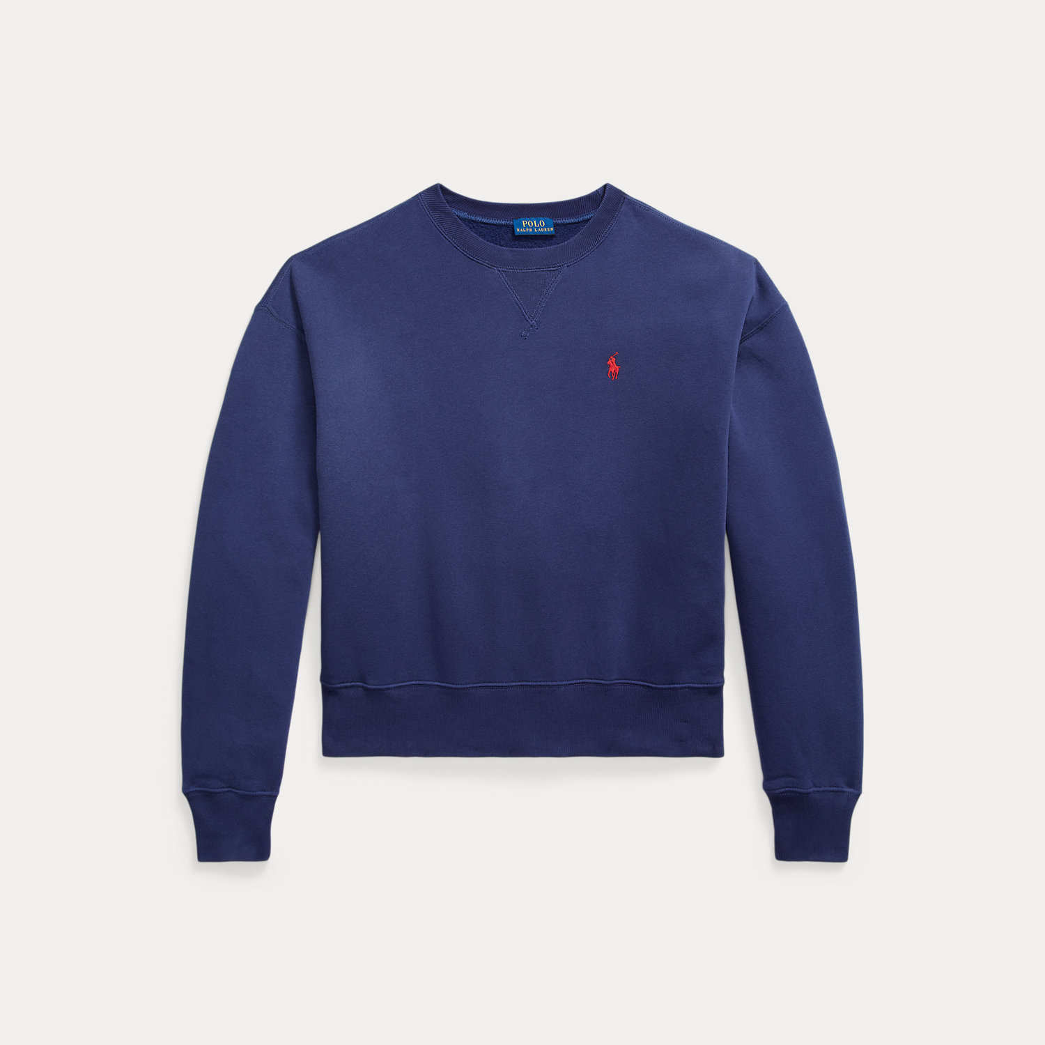 Rundhals-Sweatshirt aus Fleece von Polo Ralph Lauren