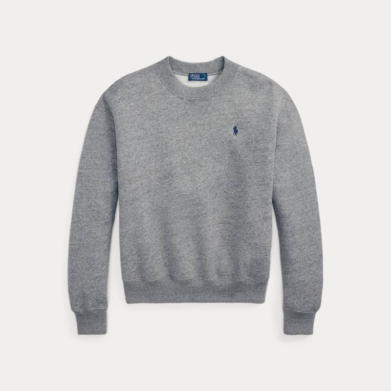 Rundhals-Sweatshirt aus Fleece von Polo Ralph Lauren