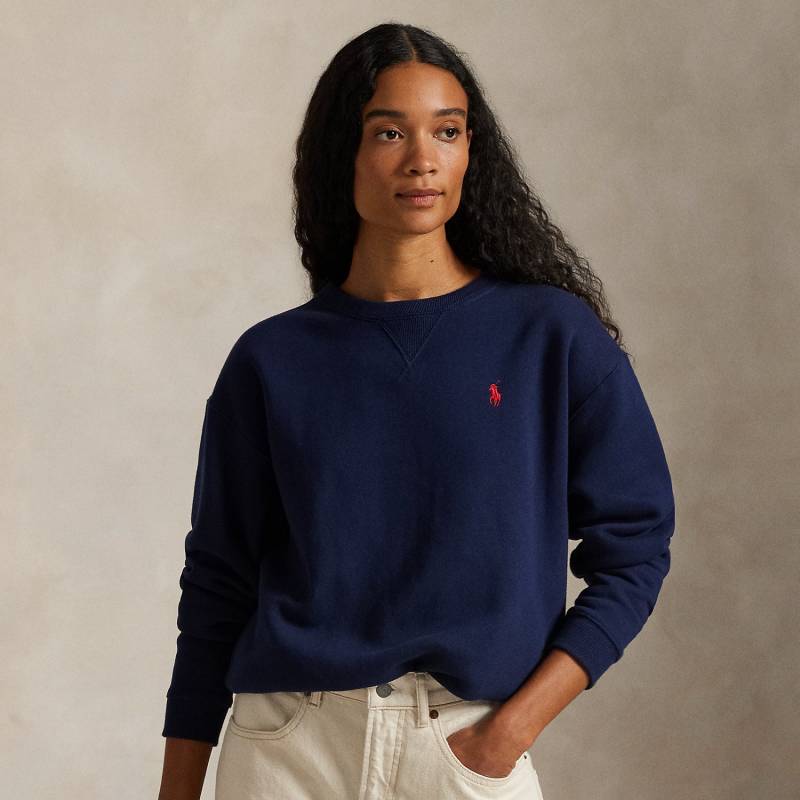Rundhals-Sweatshirt aus Fleece von Polo Ralph Lauren