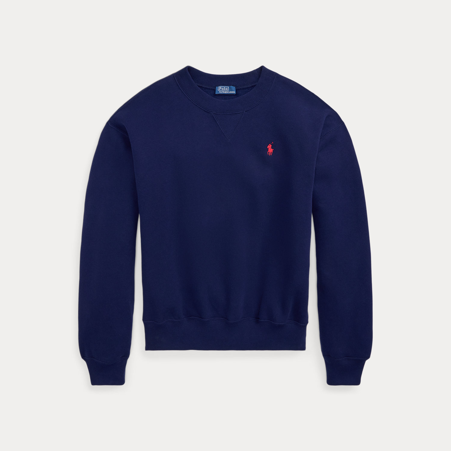 Rundhals-Sweatshirt aus Fleece von Polo Ralph Lauren