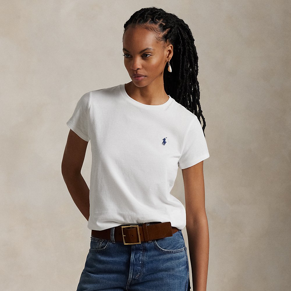 Rundhals-T-Shirt aus Baumwolljersey Rundhals-T-Shirt aus Baumwolljersey von Polo Ralph Lauren