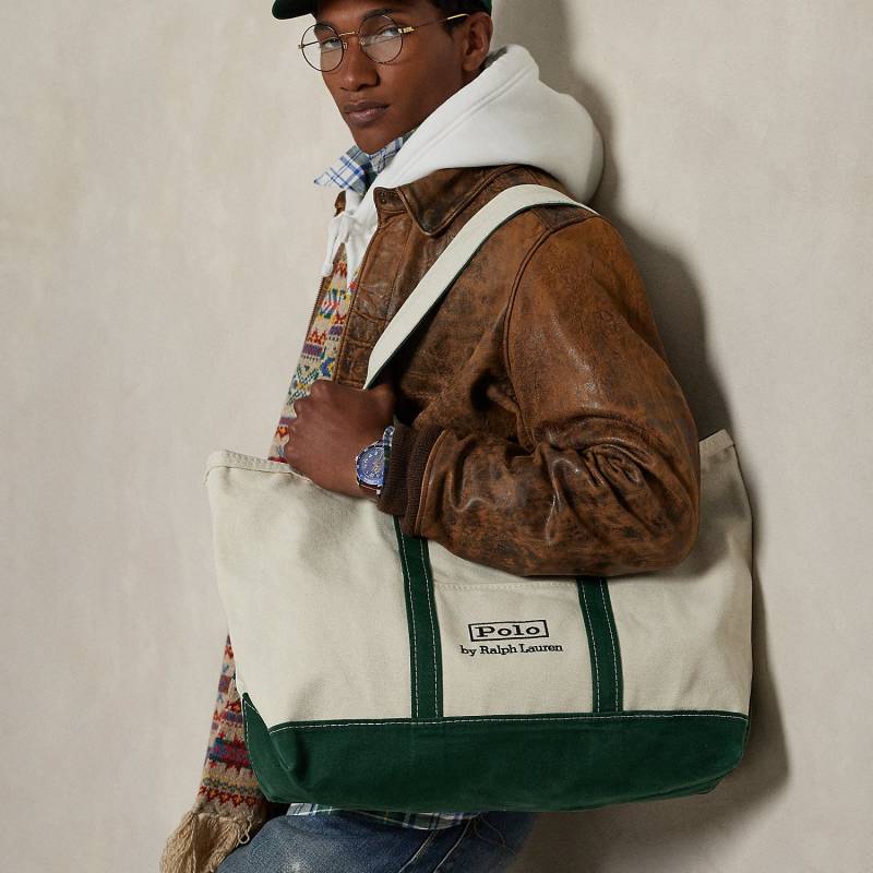 Segeltuch-Tragetasche mit Logo von Polo Ralph Lauren