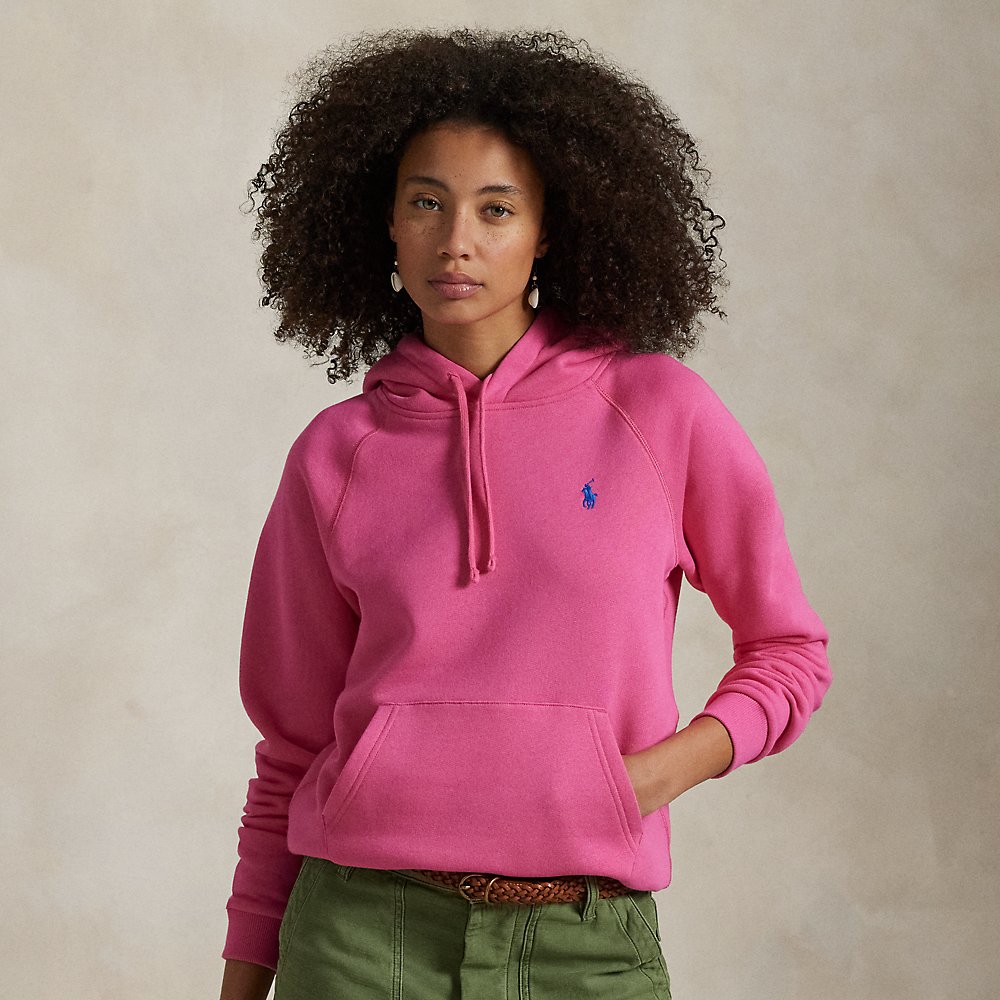 Shrunken-Fit Kapuzenpullover aus Fleece von Polo Ralph Lauren