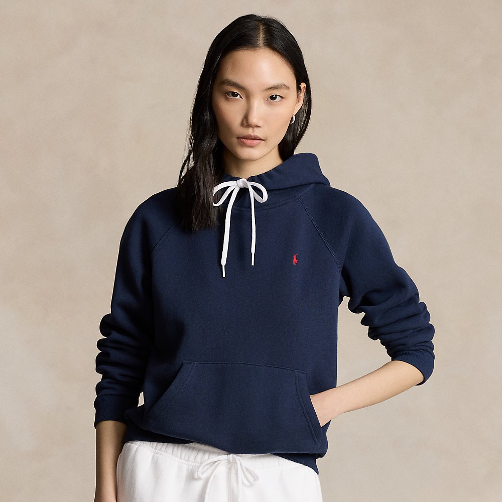 Shrunken-Fit Kapuzenpullover aus Fleece von Polo Ralph Lauren